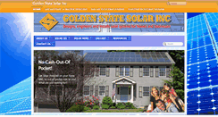 Desktop Screenshot of goldenstatesolarelectric.com